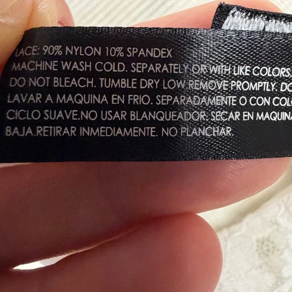 Smart & Sexy Women White Floral Sheer Lace Camisole Spaghetti Strap Top XL /8 - Picture 7 of 7